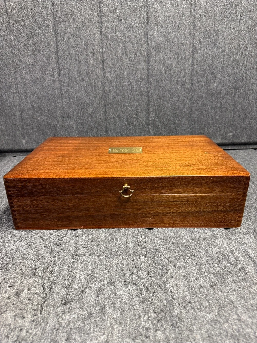 Naken's Tarnish Proof Silverware Chest - Copper Brown Exterior